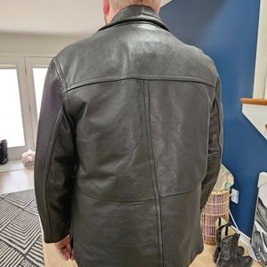 Wilson's Leather jacket - real leather with zip in liner!
